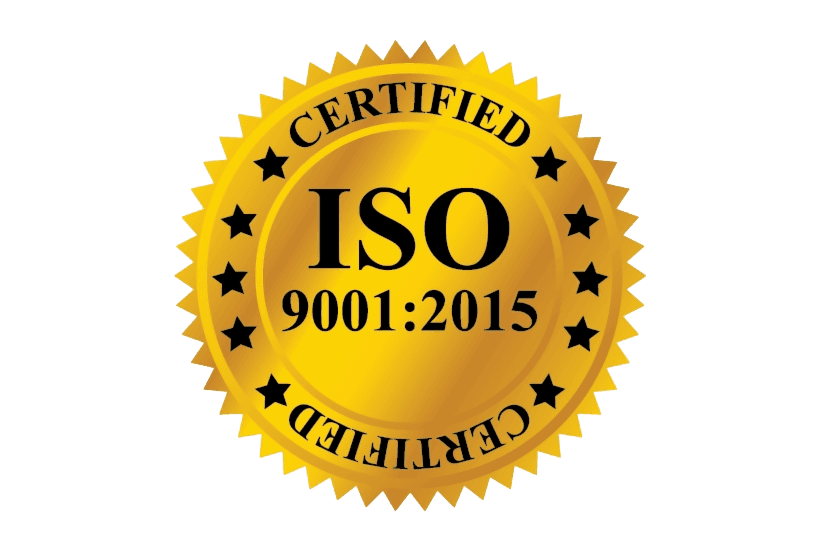 ISO 9001:2015 certified