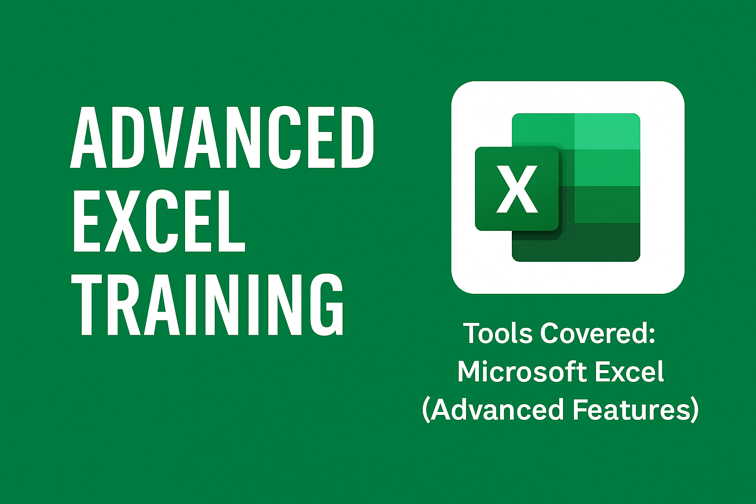 Advanced Excel Training
